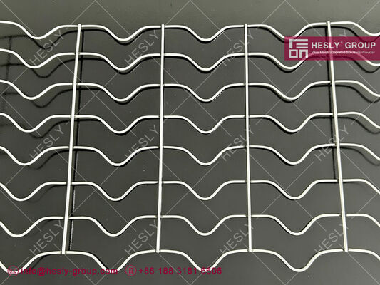 الصين 8 Lines wire Concrete Coating Reinforced Welded Mesh for Oil & Gas Pipeline, 2.2mm hot dipped galvanized steel wire, width 190.5mm, 1" line wire space, HESLY المزود