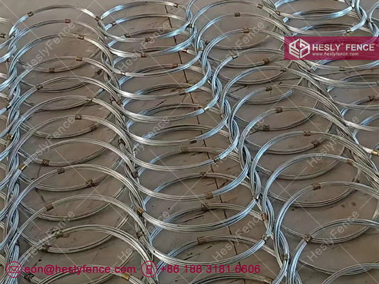 شبكة حلقة من الفولاذ عالية الجاذبية لنظام حماية سقوط الصخور المزود