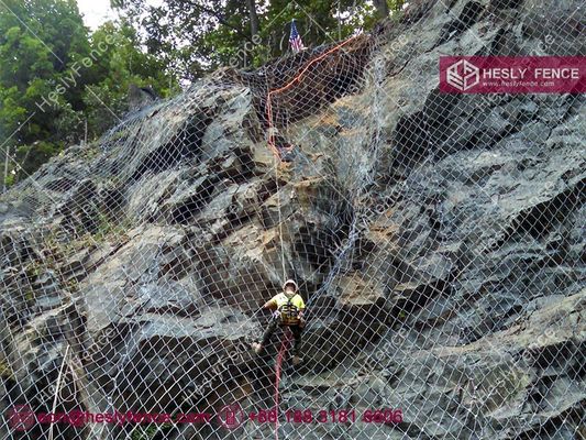 شبكة سلكية من الصلب عالي الشد G65/3 لنظام حاجز الصخور | طلاء زنك عالي - HeslyFence المزود