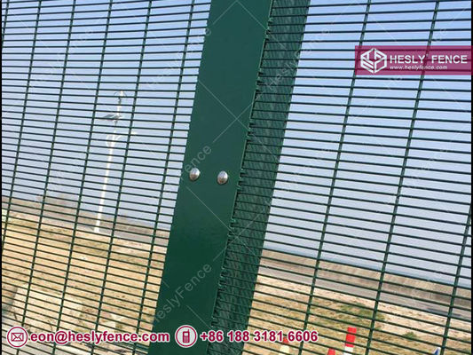 358 سياج أمني عالي مضاد للتسلق | شبكة مضادة للقطع | سياج شبكي ملحوم مع قمة شفرات حلاقة - HeslyFence المزود