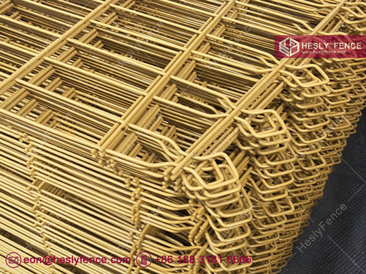 سياج شبكي سلكي مزدوج مزخرف | 868 لوحة شبكية صلبة | سياج شبكي ديكور | فتحة 60 × 200 ملم | 60X60 عمود SHS - هيسلي المزود