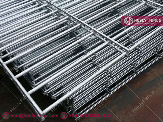 شبكة سياج HESLY 868 | لوح سياج صلب وقوي | سياج محيط رياضي | 2X2.5 متر | سلك 8 مم × 2 + 6 مم | أخضر داكن - Hesly المزود