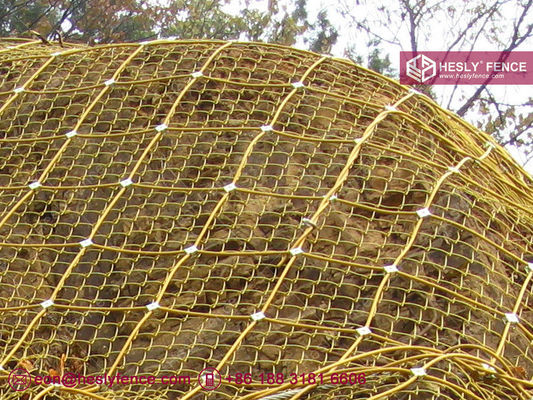 SNS شبكة سقوط الصخور النشطة. حبل فولاذي مغلف. مقاطع مغلفة. مبيعات مصنع الصين. المزود