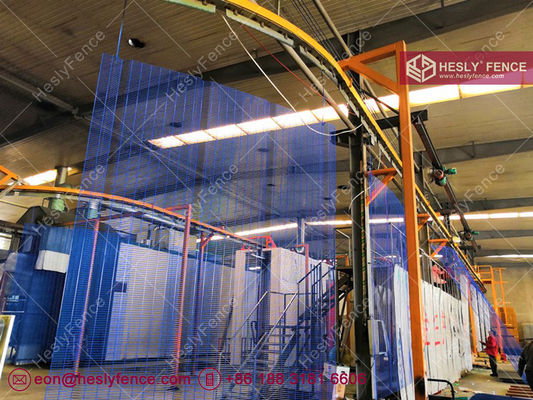 358 شبكة سياج أمني | سلك 8 مقياس | فتحة 1/2 بوصة × 3 بوصة | مطلي بالمسحوق الأخضر - Hesly Fence - الصين المزود