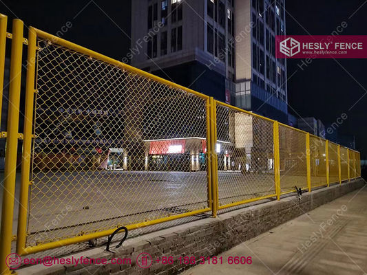 سياج بيسك مغلف بسلسلة ربط شبكة 50×50ملم ثقب ماسة لون أخضر المزود