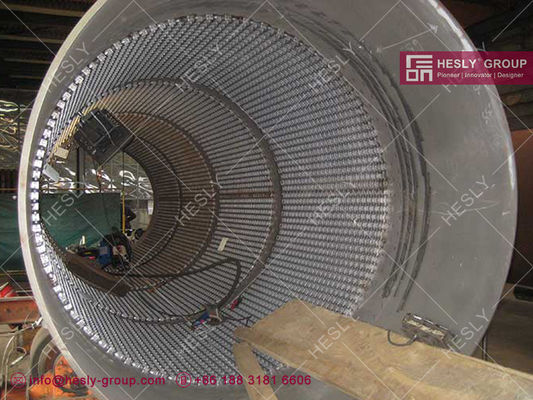 شبكة معدنية سداسية من الفولاذ المقاوم للصدأ 316 مع رماح بسُمك 1 بوصة و¾ بوصة | الصين مصنع Hexmesh المزود