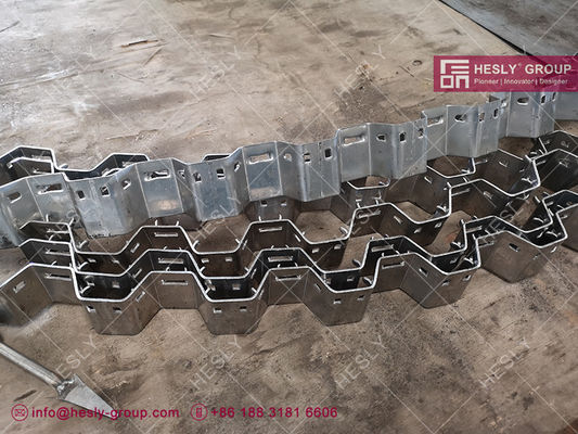 الفولاذ المقاوم للصدأ 310 شبكة هيكس مع الرماح 1 ′′ و 3⁄4 ′′ سميكة المزود