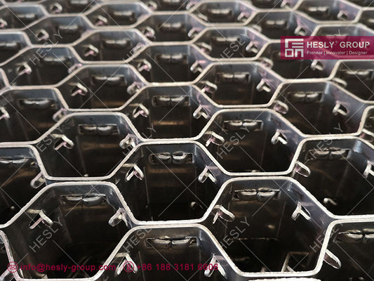 الفولاذ الكربوني 14 مقاس 50 مم شبكة هيكساجونال، رصاصات خارجية للطلاء الفرن الحار المزود