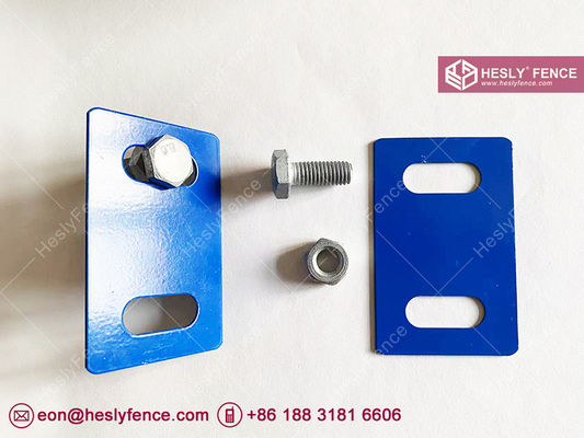 حائط التحكم في الرياح والغبار HESLY، ثلاث قمم، سمك 0.8 ملم، عرض 910 ملم، فتحة ثقبية - HeslyFence، الصين المزود