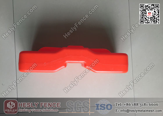 اللون البرتقالي طلاء النفخ بلاكات السياج المؤقتة من البلاستيك، الصين المصنع المزود