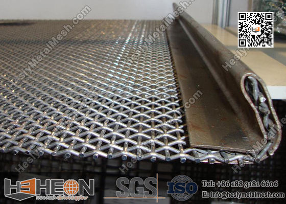 شبكة سلكية مجعدة من الفولاذ المقاوم للصدأ | شاشة غربلة مينغ من AISI 304 المزود