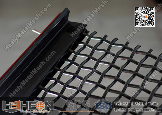 شبكة سلكية مجعدة 65Mn | قطر سلك 15 مم شاشة غربلة التعدين المزود