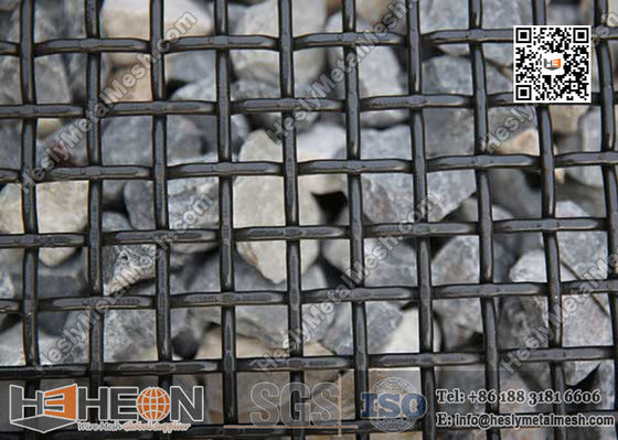 شبكة غربلة مسطحة | شبكة غربلة التعدين | شبكة سلكية مجعدة المزود