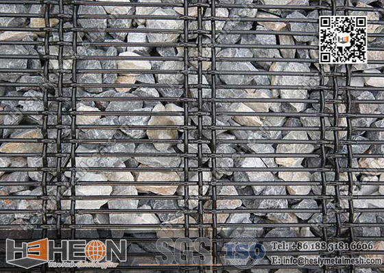 شبكة سلكية منسوجة بفتحات مائلة | شبكة غربال هزاز بخطاف | شبكة غربلة التعدين المزود