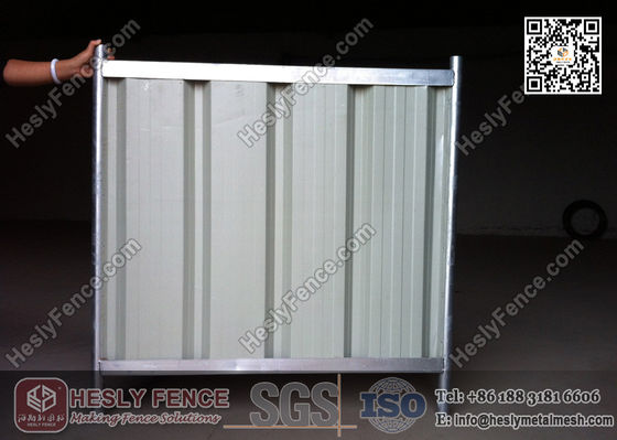 2.1X2.4 متر سياج مؤقت من الألواح المضلعة | 2.0X2.5 متر سياج مؤقت المزود