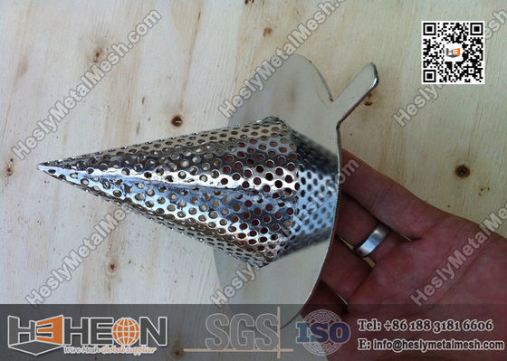 "2" مرشحات الشبكة المعدنية المخروطية المنفحة المزود