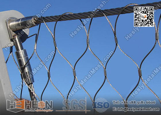 شبكة سلكية من الفولاذ المقاوم للصدأ بتركيب 7X19 مقاس 3.0 مم مورد صيني المزود