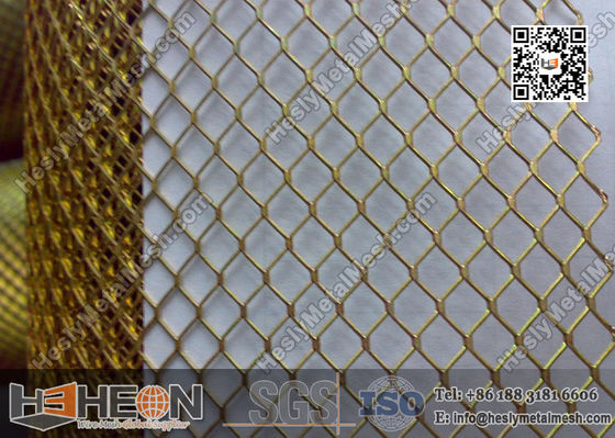 ورقة معدنية موسعة من الألومنيوم مطلي بالألوان للمباني المعمارية المزود