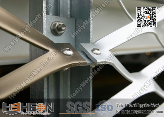 1.5m × 2m المعدنية الموسعة من الألومنيوم المزود