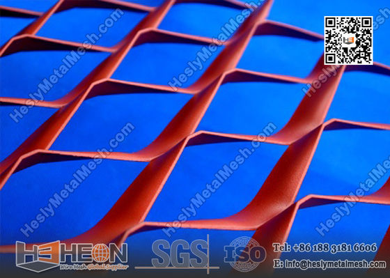 المعدنية الموسعة المغطاة بالألومنيوم مع ثقب الماس 75X155mm المزود