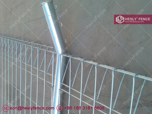 ألواح سياج شبكي ملحوم BRC من الصين | مصنع HESLY China لأسوار الشبكات الملفوفة المزود
