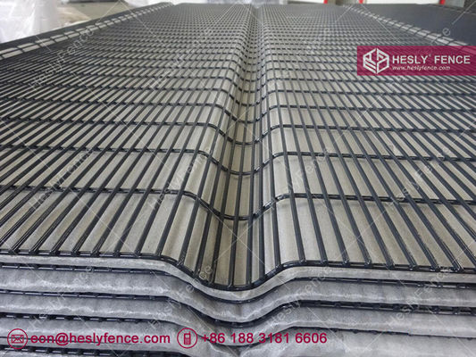 سياج مضاد للتسلق عالي الأمن RAL6005 اللون الأخضر الصين المصنع المزود