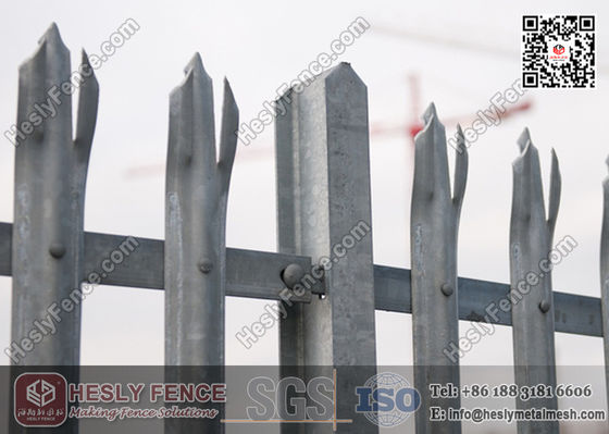 1.8x2.75m "W" و "D" قسم بيضاء حصار Palisade المزود