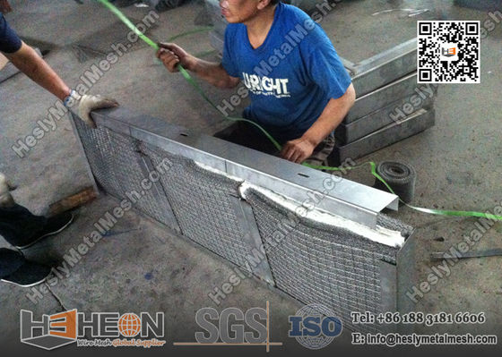 ألياف الزجاج والسلك الخيط الشبكة المعقدة عازل الضباب إزالة المزود