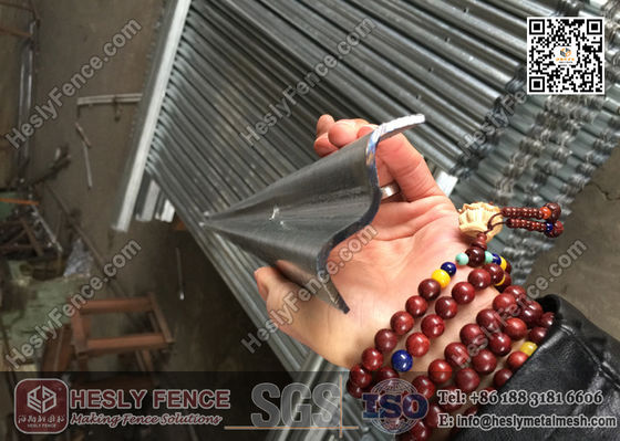 2.4m ارتفاع x 2.75m حصار الحديد Palisade المزود