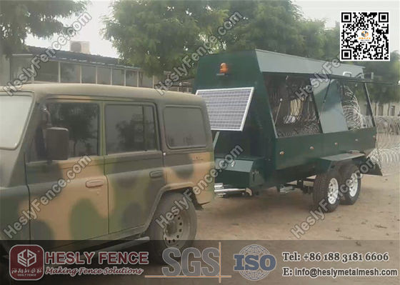 نظام مقطورة الحاجز الشائك العسكري السريع الانتشار من HESLY المزود