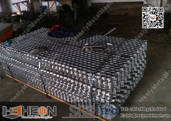 AISI304 1.5X20X50mm الشبكة الستة الأطراف الشبكة للطلاء المقاوم للنيران المزود