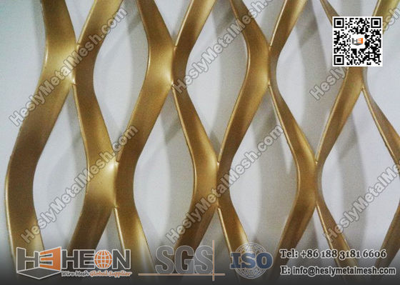 75X155mm ثقب الماس الذهبي الألومنيوم الصفائح المعدنية الموسعة | الصين المورد المزود