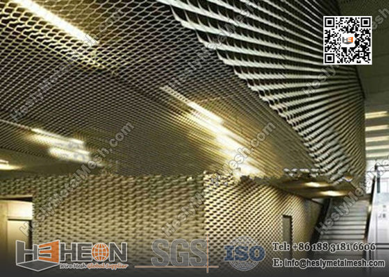 75X155mm ثقب الماس الذهبي الألومنيوم الصفائح المعدنية الموسعة | الصين المورد المزود