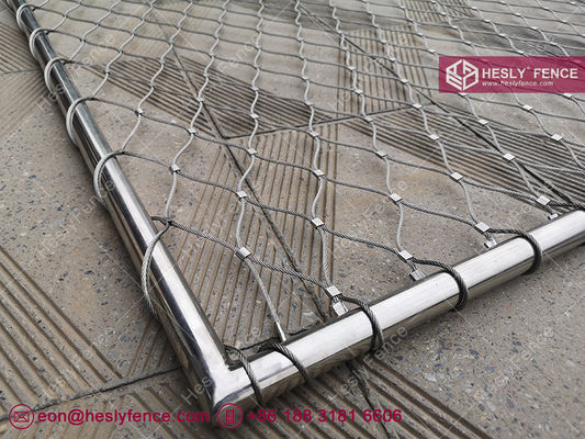 نظام شبكة سلامة محيط منصة الهبوط CAP 437، مادة AISI316، اختبار حمل سقوط 125 كجم، مصنع في الصين المزود