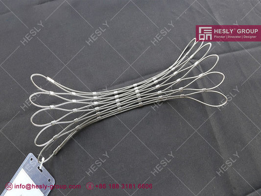 شبكة أمان محيط السفينة من الفولاذ المقاوم للصدأ. كابل 3.0 ملم. فتحة 50 ملم × 50 ملم. المزود