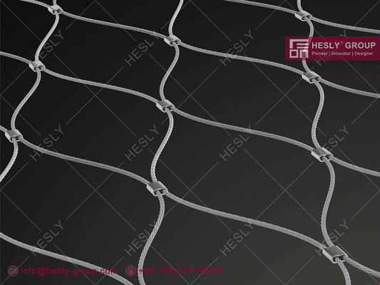 شبكة أمان AISI316 Helieck مع إطار، 100 كجم، اختبار حمل السقوط بارتفاع 1 متر، الشركة المصنعة الصينية القياسية CAP 437 المزود