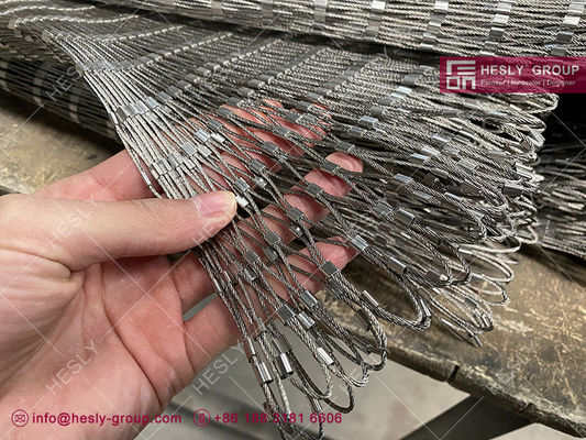 شبكة أمان AISI316 Helieck مع إطار، 100 كجم، اختبار حمل السقوط بارتفاع 1 متر، الشركة المصنعة الصينية القياسية CAP 437 المزود