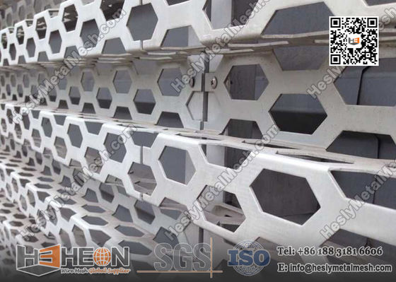 واجهات شبكية معدنية مثقبة المزود