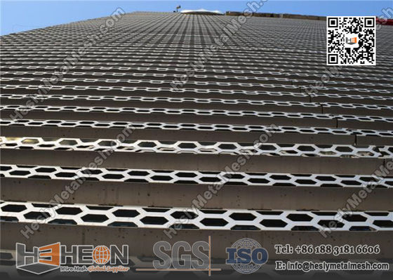 واجهات شبكية معدنية مثقبة المزود