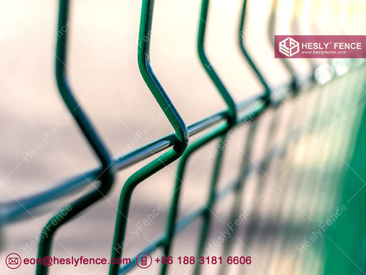 حواجز 3D لحام الأسلاك الشبكة الحديدية، RAL6005 مطلية بي في سي، 1.8mX2.5m، الصين المصنع المزود