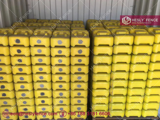 150 مم ارتفاع قدم سياج بلاستيكي مصبوب بالنفخ | مصنع أقدام السياج المؤقت في الصين المزود