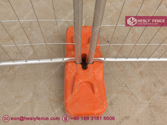 أقدام سياج مؤقت بلاستيكية مصبوبة بالنفخ بلون برتقالي | مصنع أقدام السياج المؤقت في الصين المزود