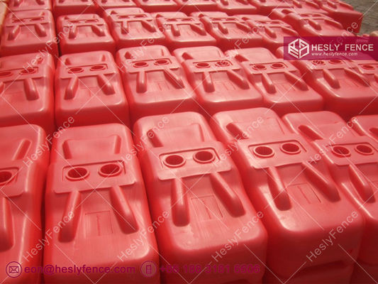 أقدام سياج مؤقت بلاستيكية مصبوبة بالنفخ بلون برتقالي | مصنع أقدام السياج المؤقت في الصين المزود