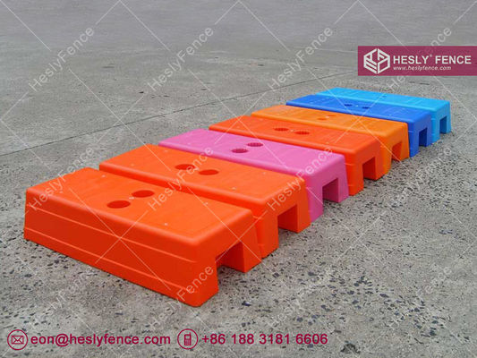 أقدام سياج مؤقت بلاستيكية مصبوبة بالحقن بلون برتقالي | مورد أقدام سياج مؤقت من الصين المزود