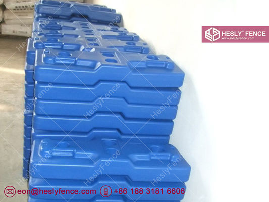 اللون الأزرق صناعة أقدام بلاستيكية للسياج المؤقت المزود