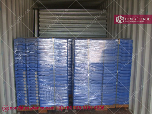اللون الأزرق صناعة أقدام بلاستيكية للسياج المؤقت المزود