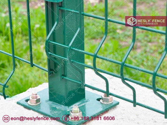 3D حاوية سلك شبكة السياج، الخضراء الداكنة مطبقة بـ PVC، ارتفاع 2.0m، الصين عامل مبيعات مباشرة المزود