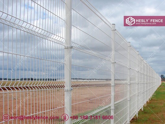 سياج شبكي ملحوم ثلاثي الأبعاد | ارتفاع 1.8 متر | عرض 3.0 متر | عمود فولاذي SHS 60 مم | مطلي بالمسحوق | HeslyFence-الصين المزود