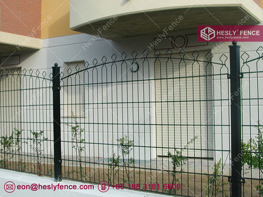 HESLY 868 سياج حديقة سلكي مزدوج | لوحة شبكية سلكية مزدوجة | ارتفاع 1.5 متر × عرض 2.5 متر | عمود فولاذي SHS | HeslyFence المزود