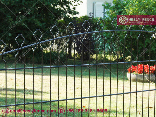 HESLY 868 سياج حديقة سلكي مزدوج | لوحة شبكية سلكية مزدوجة | ارتفاع 1.5 متر × عرض 2.5 متر | عمود فولاذي SHS | HeslyFence المزود